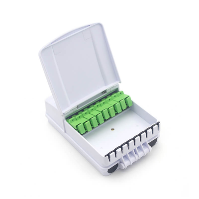 FTTH 8ポート 光ファイバー配送箱 プラスチック