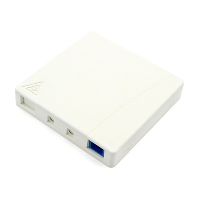 プラスチック 白色 光ファイバー 端末ソケット SC 2 ポート G657 ファイバー