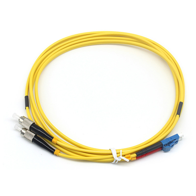 LSZH 3.0mm St Lc ファイバーパッチケーブル 2.0mm デュプレックス LC UPC から FC UPC SM
