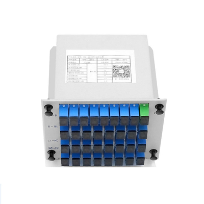 1: 32 1.5m 光ファイバー PLC スプリッタ SC UPC カセットタイプ EPON BPONとGPONネットワーク