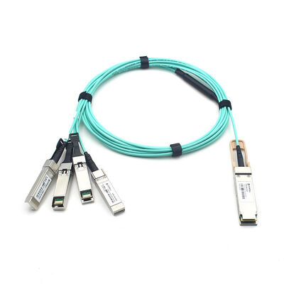 1～70m OM3 100G QSFP28 - 4×25G SFP28 AOC アクティブ光ブレイクアウトケーブル