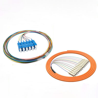 FTTH SC/LC/ST/FC シングルモード/マルチモード 12コアバンドルファイバーピグテイル