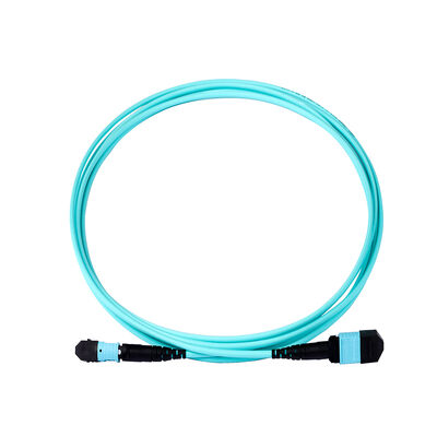 3.0mm MPO to MPO ファイバーオプティックパッチコード 高速100Gbps,低挿入損失 ≤0.5dB,マルチコアサポート 8-44ファイバー