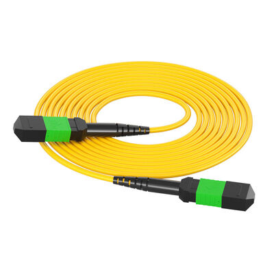 5G通信 ≤0.5dB 8/12/24 コア 単調モード MPO から MPO ファイバーパッチコード