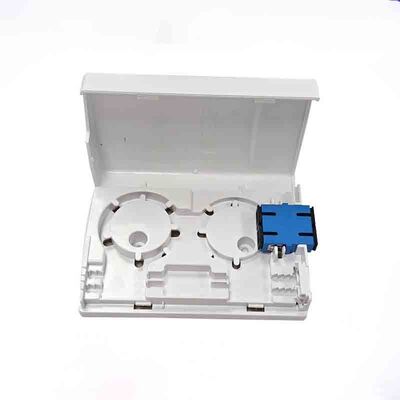 FTTH 阻燃 ABS 1 ポート SC デュプレックス 光ファイバー端末ソケット